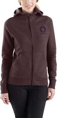 carhartt force delmont zip front hoodie