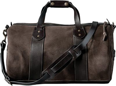 filson suede duffle