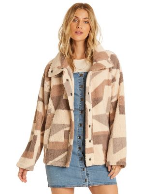 Cozy days outlet sherpa jacket billabong