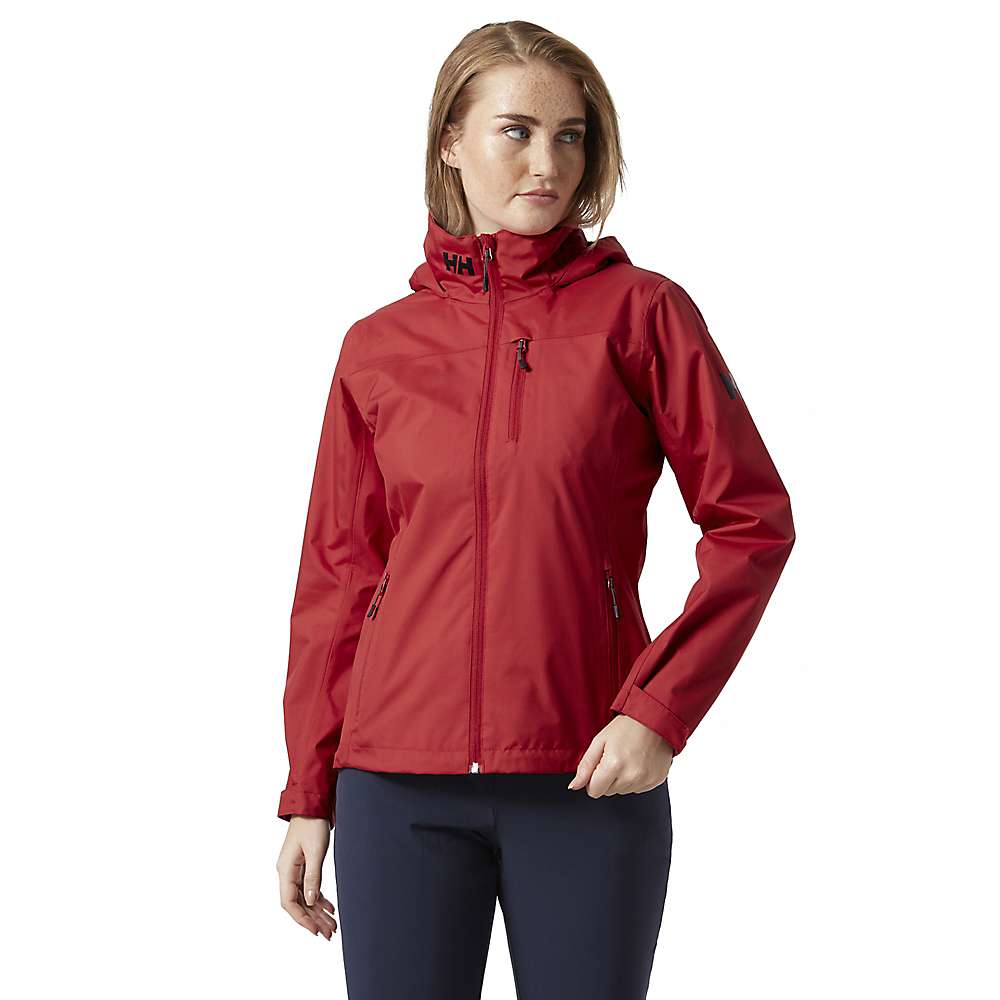 Helly Hansen Women's Crew Hooded Midlayer Fleece Lined Waterproof Rain Jacket Jacket