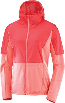 Salomon Womens Elevate Aero Full Zip Mid Hoodie