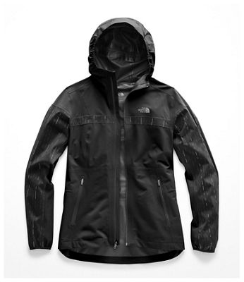 north face white raincoat