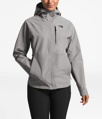 north face dryzzle jacket grey