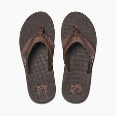 Reef Mens Leather Fanning Sandal