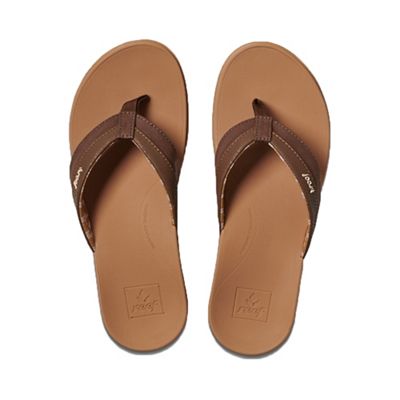 reef ortho flip flops womens