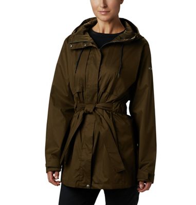 columbia women's pardon my trench rain jacket