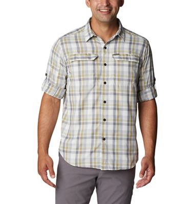 Columbia Grey Gathered Plaid