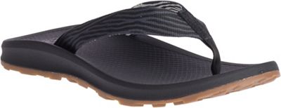 black chaco flip flops