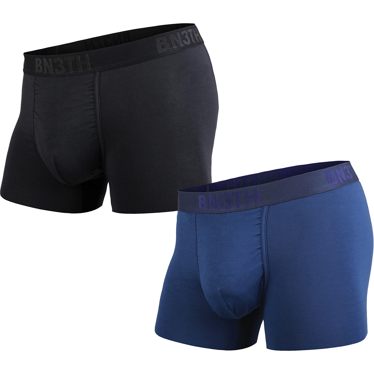 BN3TH Mens Classic Solid Trunk 2 Pack