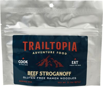 Trailtopia Gluten Free Ramen Noodles Chicken flavored with Broccoli
