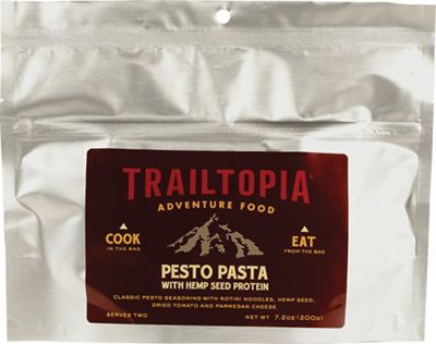 Trailtopia Pesto Pasta with Hemp Seed Protein