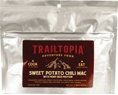 Trailtopia Sweet Potato Chili Mac with Hemp Seed Protein