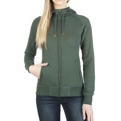 high neck zip hoodie