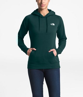 the north face women's red box pullover hoodie