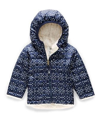 the north face infant reversible mossbud swirl hoodie