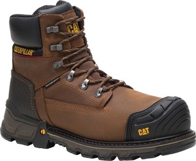  Cat Footwear Men's Excavatorxl 6 Wp Ct Construction Boot,  Dark Brown, 7