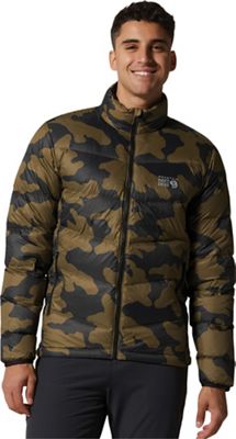 Mountain Hardwear Men's Mt. Eyak Down Jacket - Large, Raw Clay Camo