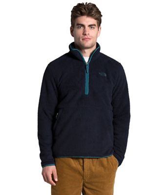 north face sherpa half zip