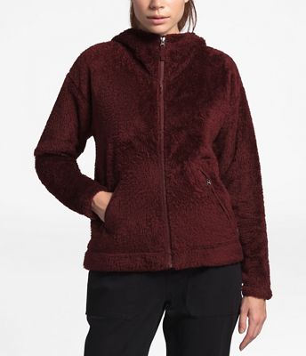 the north face women's furry fleece full zip jacket