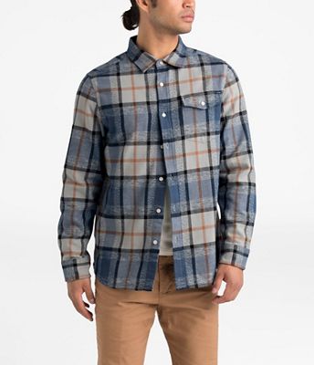 mens north face flannel