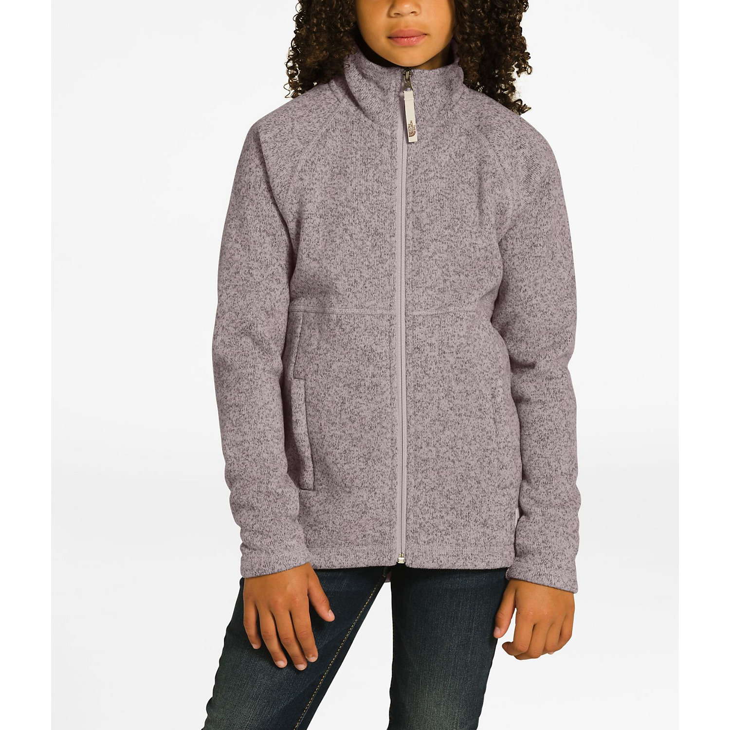 The North Face Girls Crescent Full Zip Sweater
