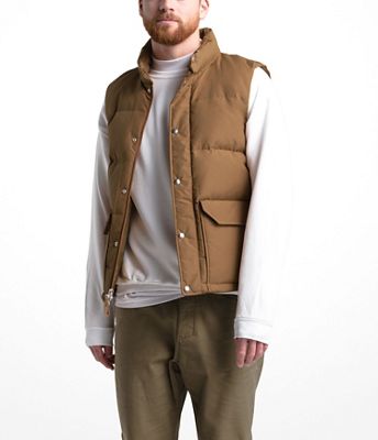 north face canvas vest