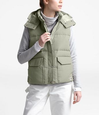 north face womens vest with hood