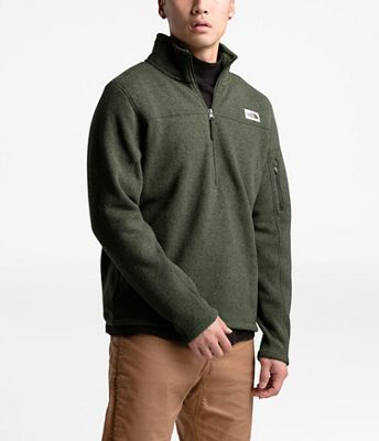 north face men's gordon lyons quarter zip fleece pullover