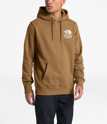 north face brown hoodie