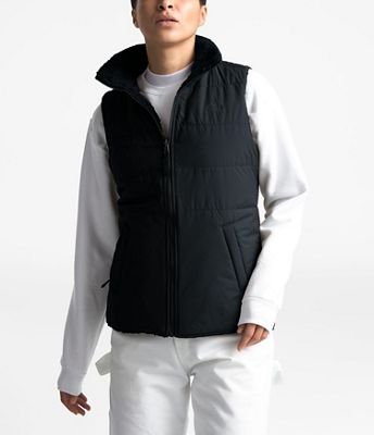 north face women's reversible vest