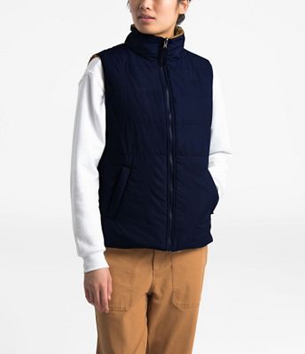 north face women's reversible vest