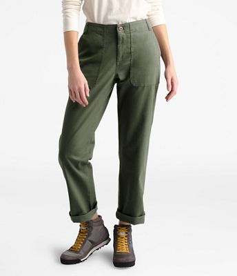 yellow north face pants
