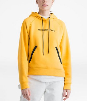 women's pullover hoodies yellow