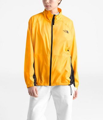 yellow north face women's jacket