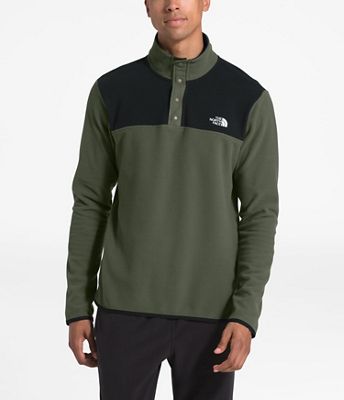 north face snap neck pullover