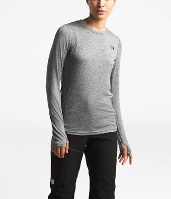 north face warm crew neck top