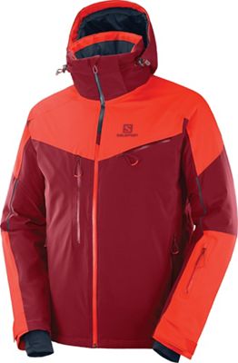 salomon orange ski jacket