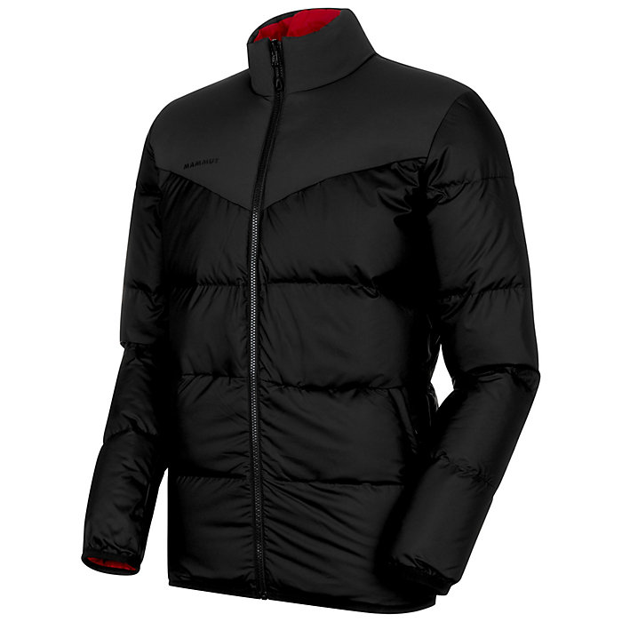 Mammut Mens Whitehorn Insulated Jacket Top Black Red Sports Outdoors Full Zip 
