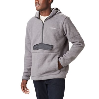 men's rugged ridge sherpa pullover hoodie