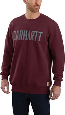 Carhartt Men's Midweight Block Logo Crewneck Sweatshirt - Moosejaw