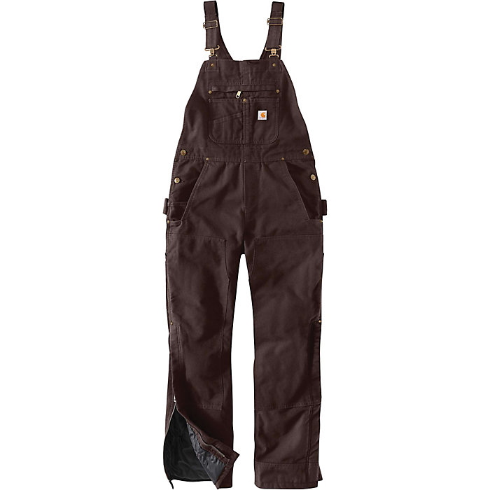 Carhartt womens Quilt Lined Washed Duck Bib Overall Work Utility Coveralls