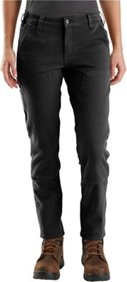 straight fit twill double front pant