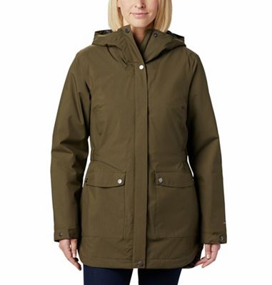 columbia womens long rain jacket