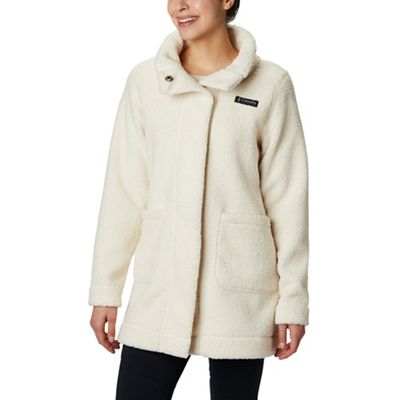 columbia womens long fleece jacket