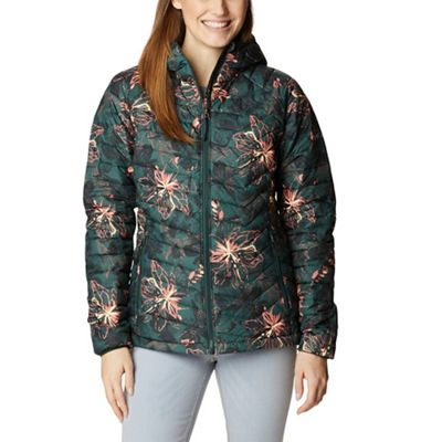 Columbia Powder Lite Hooded Jacket Black Doudounes ski femme : Snowleader