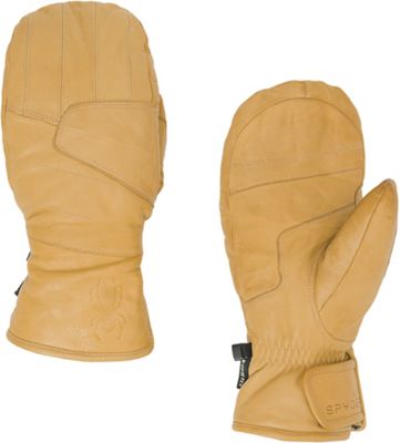 womens brown ski mittens