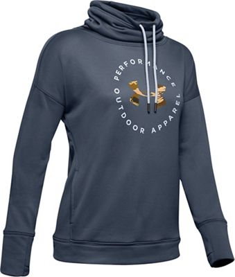 Under Armour Women's Terry Graphic Funnel Neck Hoodie - Moosejaw