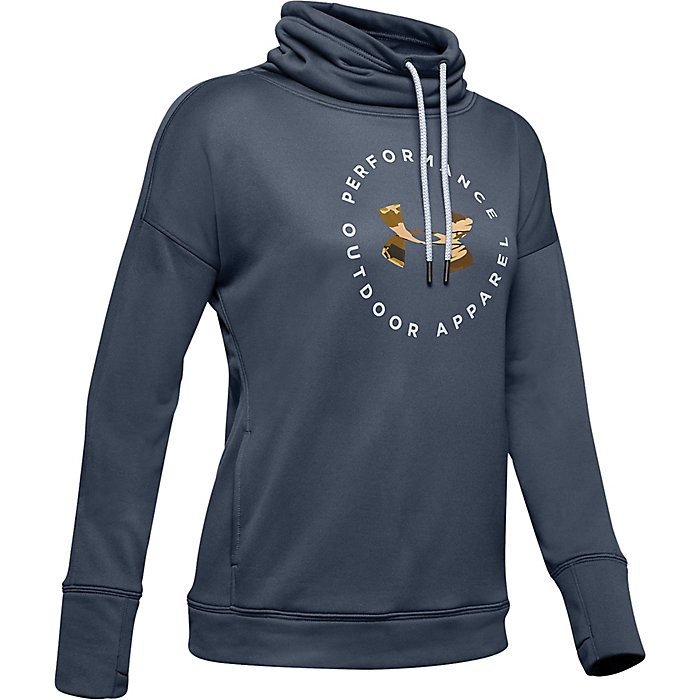 Under Armour Women's Terry Graphic Funnel Neck Hoodie - Moosejaw