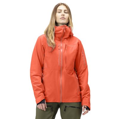 Norrona Women's Lofoten Gore-Tex Insulated Jacket - Large, Orange Alert