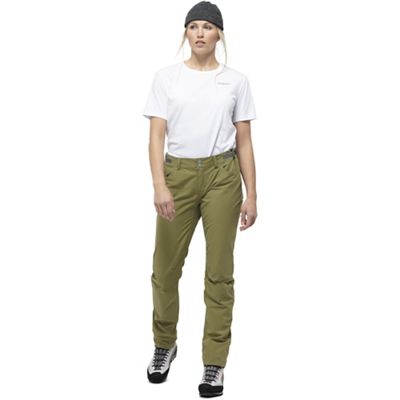 Norrona Women's Svalbard Light Cotton Pant - Large, Olive Drab